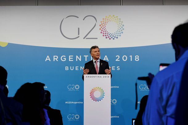 Mauricio Macri en conferencia de prensa