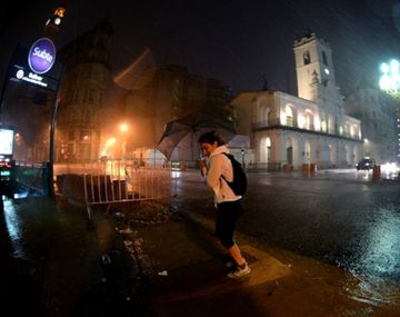 Ya no rige el alerta pero podría haber nuevas tormentas en la Ciudad