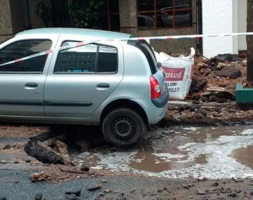 Los videos de la inundación en una zona céntrica de Mar del Plata
