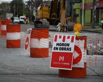 Morón continúa con los trabajos de reconstrucción y renovación de la Avenida Arenales