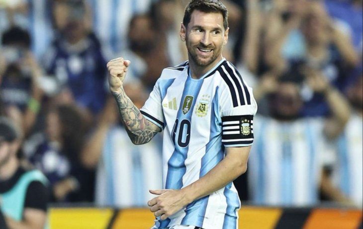 Lionel Messi en la Selección Argentina.