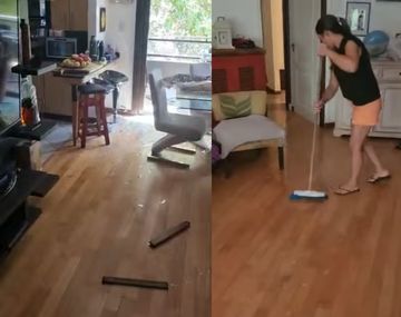 Explosión en Devoto: la onda expansiva destruyó la casa de enfrente