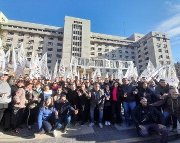 Militantes se concentraron en la puerta de Comodoro Py