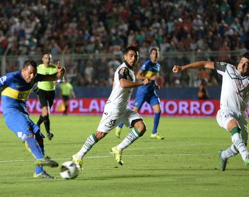 Las fotos del triunfo de Boca en San Juan