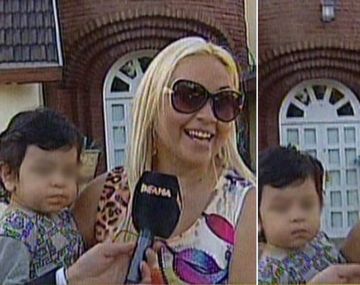 Ojeda mostró la intimidad de su casa y a su hijo