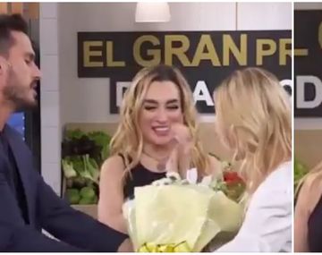 ¡Se comió el amague! El blooper de Fátima Florez por un ramo de Juan Marconi