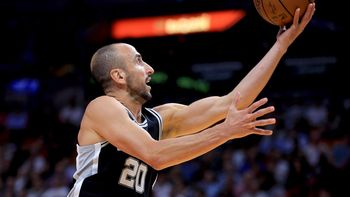 Otra buena actuación de Manu para el triunfo de San Antonio Spurs Otra buena actuación de Manu para el triunfo de San Antonio Spurs