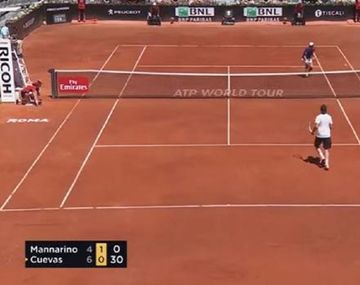 La increíble jugada sucedió en el Masters 1000 de Roma