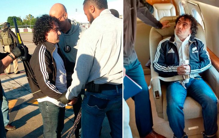 El narcotraficante fue extraditado esta mañana a Estados Unidos