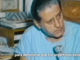 El conmovedor video de la AFA con la Selección Argentina y René Favaloro El conmovedor video de la AFA con la Selección Argentina y René Favaloro