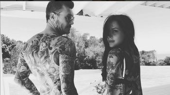 marcelo tinelli y su hija candelaria, super tatuados: el carnero y el escorpion marcelo tinelli y su hija candelaria, super tatuados: el carnero y el escorpion