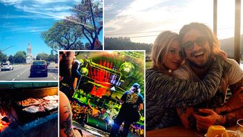 las postales portenas de daniel osvaldo y su novia, benedetta mazza las postales portenas de daniel osvaldo y su novia, benedetta mazza