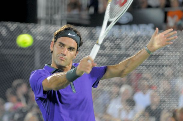 Del Potro derrotó a Federer en la primera exhibición en Tigre