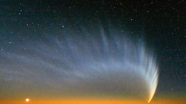 Se acerca el cometa del siglo a la Tierra. Imagen ilustrativa.