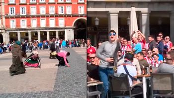 indignante: hinchas holandeses se burlaron de mendigos en madrid indignante: hinchas holandeses se burlaron de mendigos en madrid