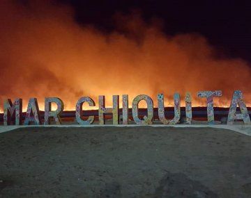 Video impresionante del incendio en una reserva de Mar Chiquita