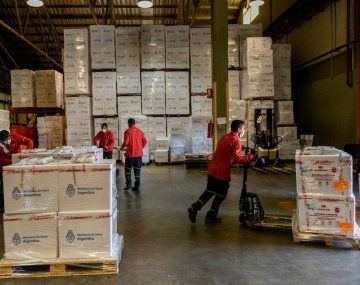 Comenzó la distribución en todo el país de las 768.800 dosis de Sinopharm