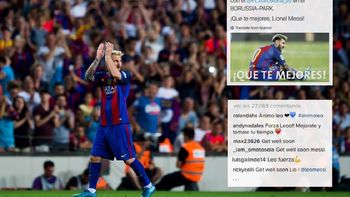 messi agradecio los mensajes de apoyo y prometio que volvera mas fuerte messi agradecio los mensajes de apoyo y prometio que volvera mas fuerte