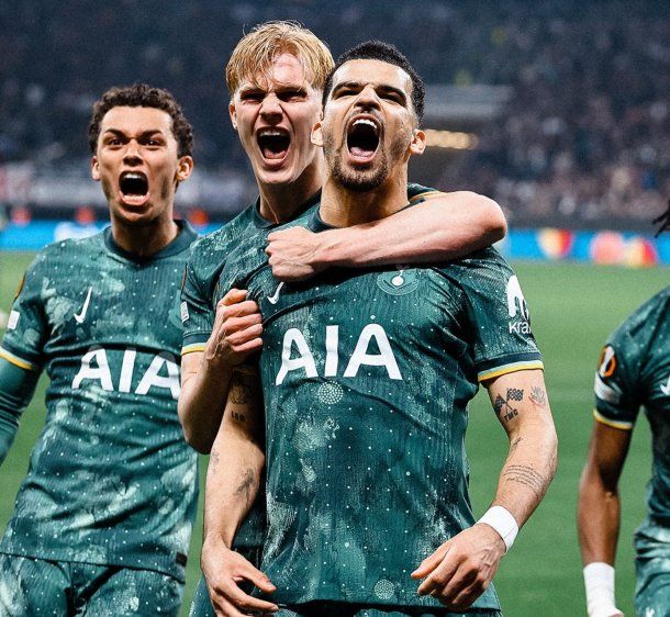 Tottenham venció al Eintracht Frankfurt y se metió en semifinales de la Europa League