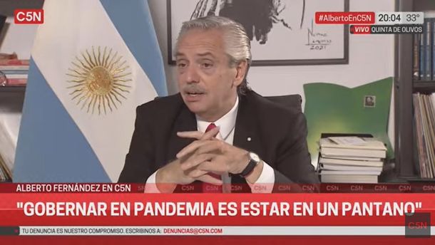 Alberto Fernández con C5N: Me hubiera gustado gobernar en otro tiempo