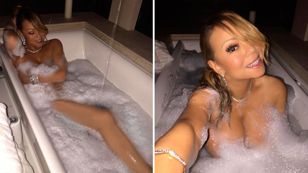 Mariah Carey, desnuda e insinuante en Instagram