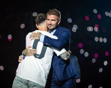 Lionel Messi y David Beckham