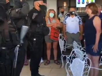 ¿Fueron a saludarla o llamaron al 911? El detrás de escena de Bullrich con los policías