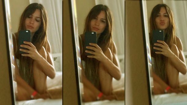 Pampita se muestra al natural y recién levantada