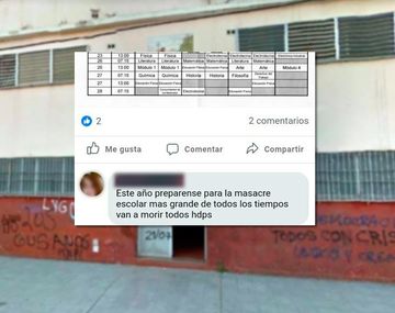 Un ex alumno amenazó con provocar una masacre en una escuela de Varela