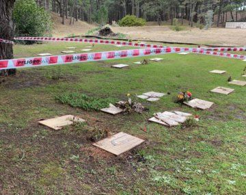 Macabro: vandalizaron tumbas en el cementerio de Pinamar