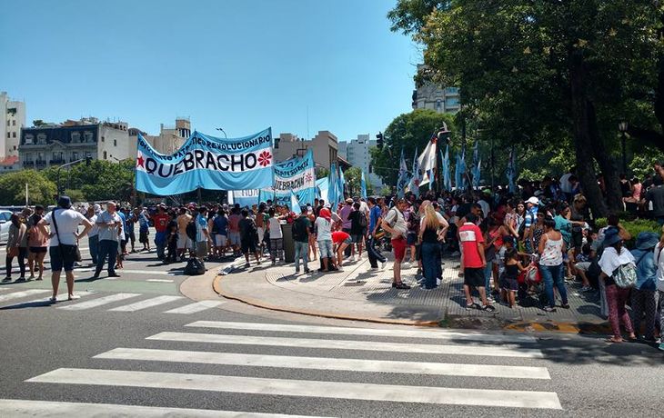 Fuerte aumento de piquetes en la Ciudad