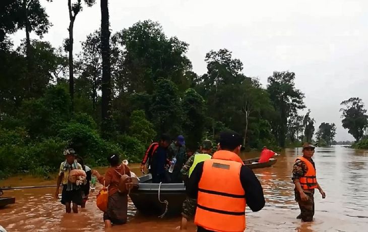 Otra tragedia en Asia: muertos y cientos de desaparecidos por el derrumbe de una represa