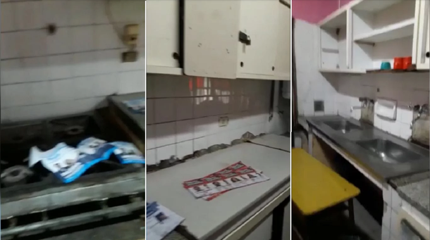 El cuarto oscuro más peligroso: votaron en la cocina, con boletas sobre las hornallas