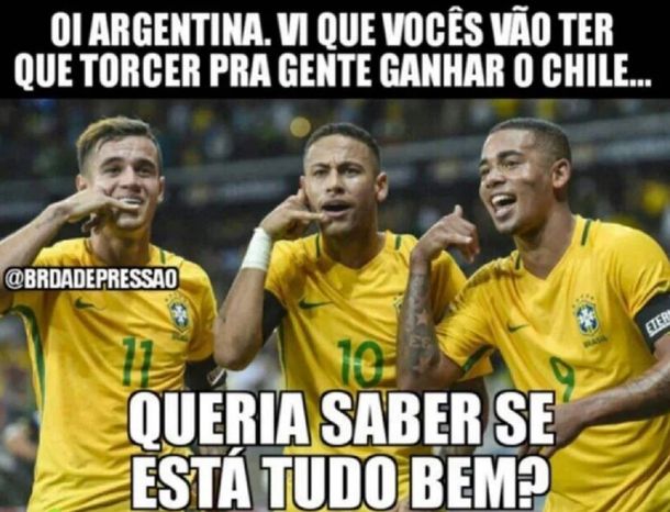 En Brasil quieren a Argentina afuera del Mundial y salieron los memes