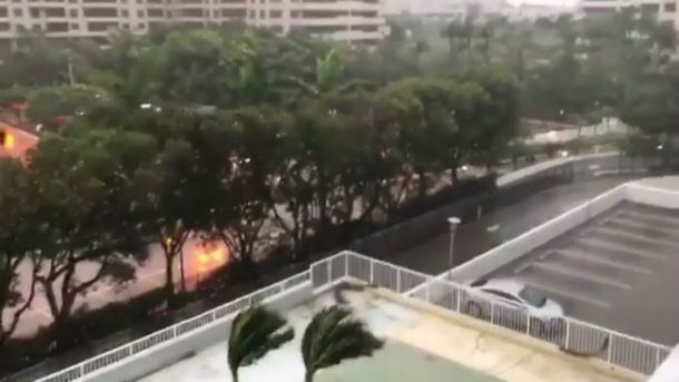 Irma ya se siente en las calles de Key West