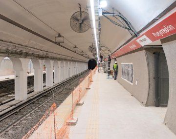 La estación Pueyrredón de la Línea B de subte reabrirá el lunes