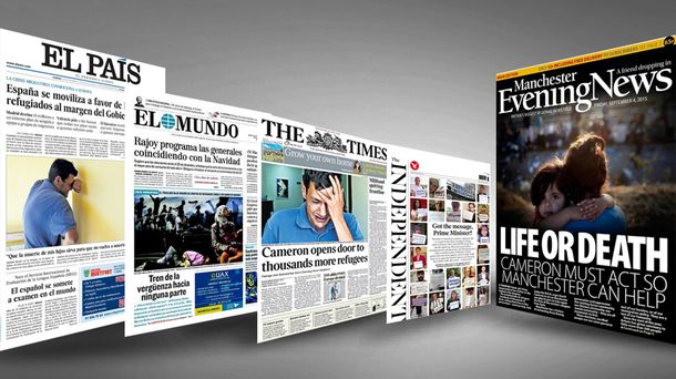 La foto que conmovió al mundo sigue en la tapa de los principales diarios