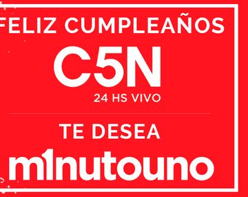 ¡Feliz cumpleaños C5N! El canal crece y cumple 8 años