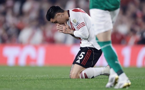 River pierde a Sebastián Driussi por lesión: no jugará la revancha contra Palmeiras en la Copa Libertadores