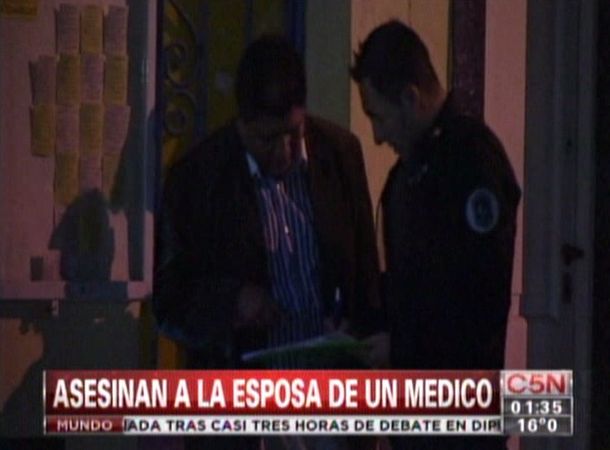 Asesinaron a la esposa de un médico en Liniers