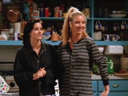 Monica Geller y Phoebe Buffay en Friends