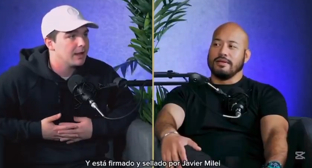 El video del hermano de Hyden Davis: confirmó que existe un contrato firmado y sellado por Javier Milei