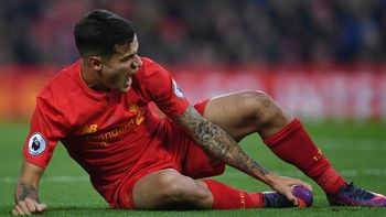 La dura lesión del brasileño Coutinho La dura lesión del brasileño Coutinho