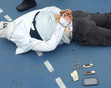 Así detuvieron a los barras de Racing