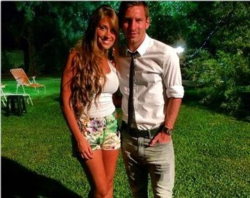 Lio Messi y su familia