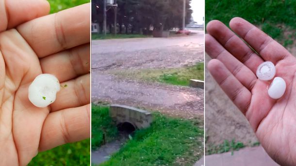 Volvió el frío, llovió en la Ciudad y granizó en el oeste del Conurbano