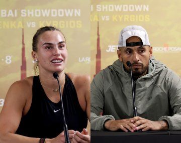 Sabalenka y Kyrgios bancaron la Batalla de los Sexos ante los duros cuestionamientos