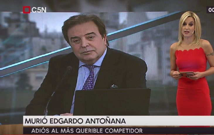 Edgardo Antoñana homenajeado en C5N
