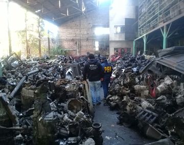 El desarmadero del Rey del Corte tenía al menos 4.200.000 autopartes