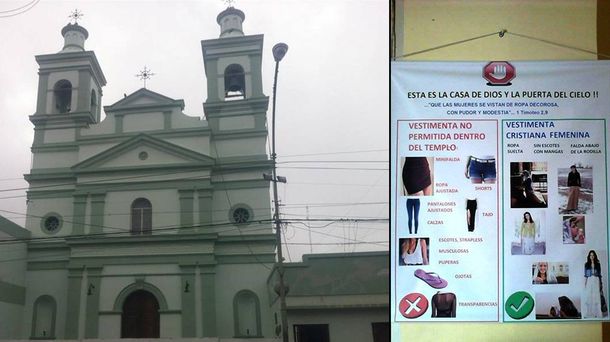El obispo de Zárate-Campana desautorizó al cura que prohibía que las mujeres usen calza